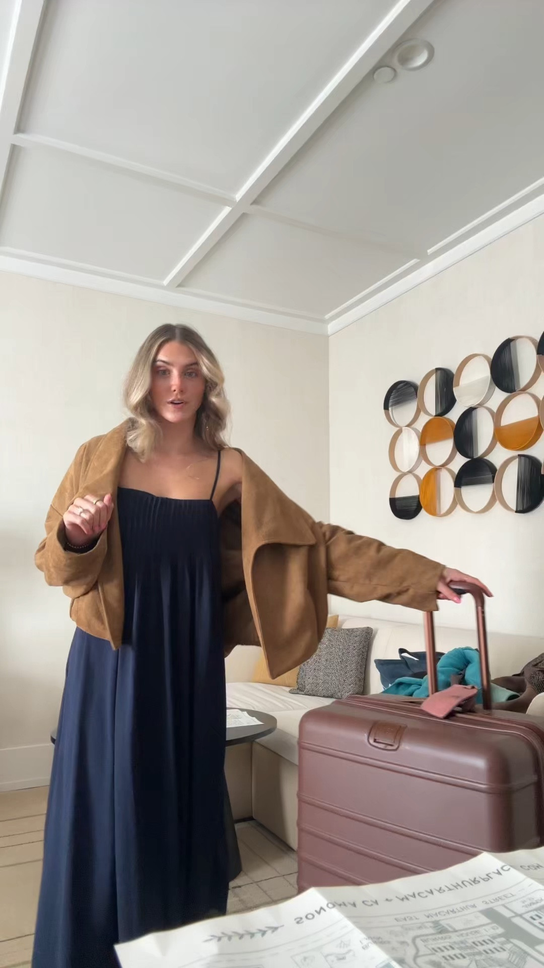 My travel bags I used for my Sonoma California trip is my large @beistravel checked bag in the brown + for my carry on I used my @Dagne Dover London carry all bag  

#LTKootd #LTKTravel #LTKSeasonal