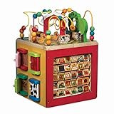 Battat – Wooden Activity Cube – Discover Farm Animals Activity Center for Kids 1 year +, Standard | Amazon (US)