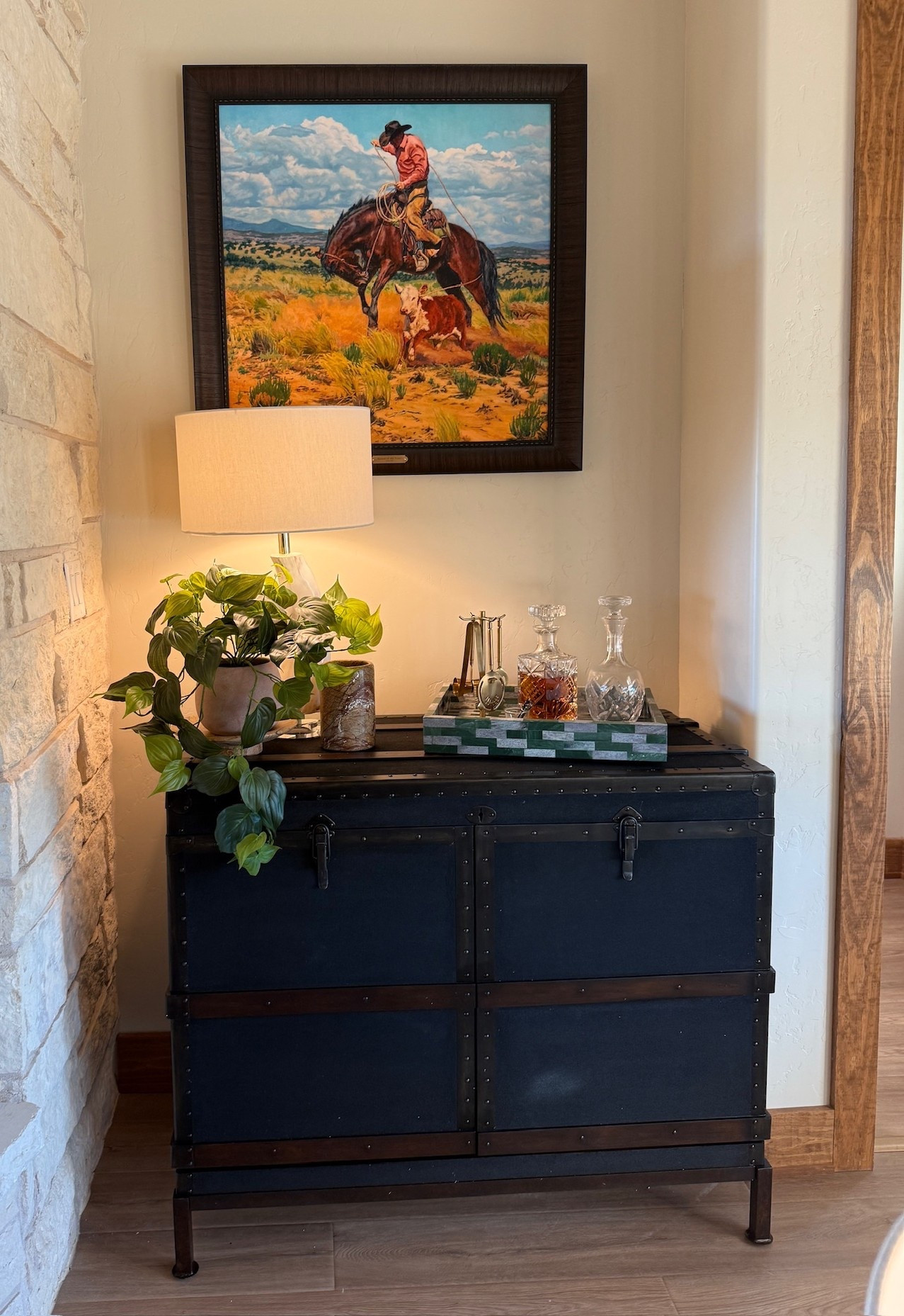 Trunk Bar Cabinet 

#LTKHome