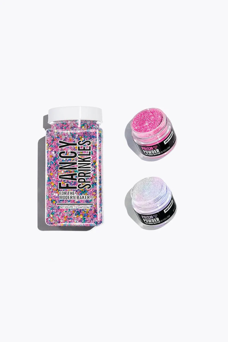 Ibiza Nights Cocktail Decorating Kit | Pink Sugar & Edible Glitter | Fancy Sprinkles