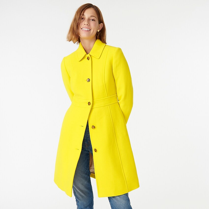 Classic day coat in Italian double-cloth wool with Thinsulate® | J. Crew US