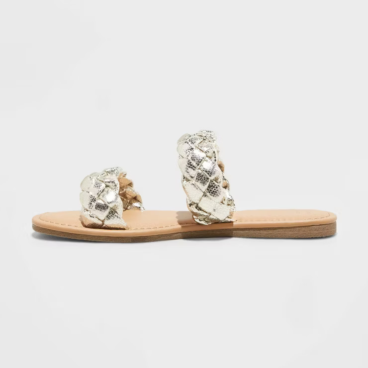 Women's Lucy Slide Sandals - A New Day™ | Target