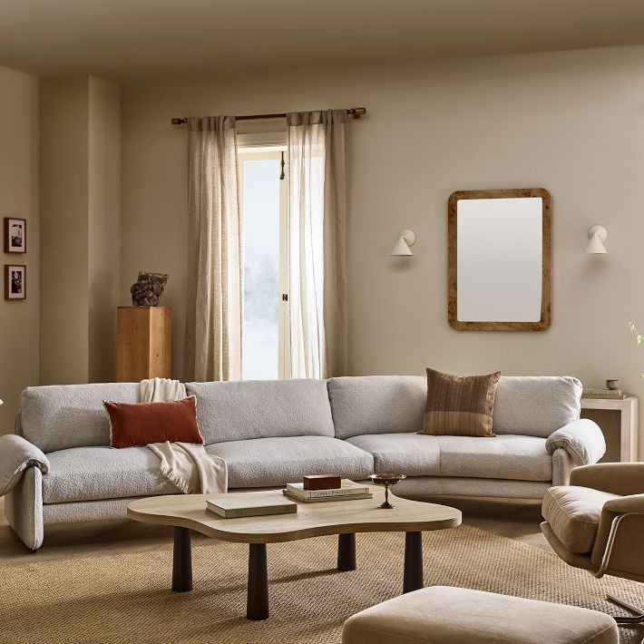 Parry 2-Piece Wedge Sectional (140") | West Elm (US)