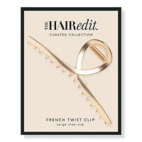 The Hair Edit Gold French Twist Claw Clip | Ulta