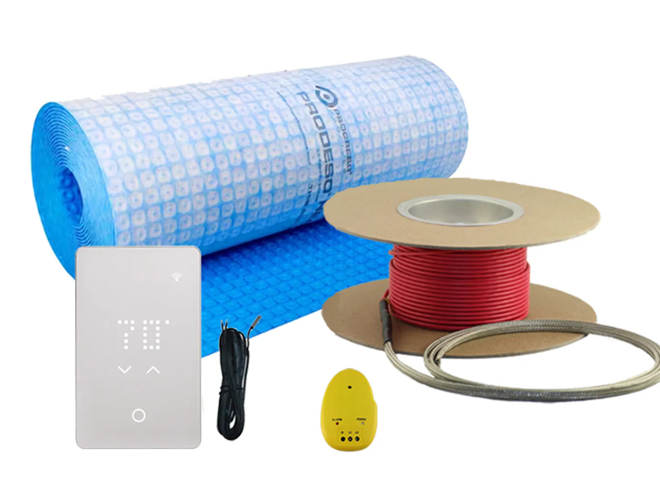 WARMING SYSTEMS 240-volt Radiant 640-ft x 36-in Floor heating kit 160-sq ft | 160CABLEMEMUWG5240 | Lowe's