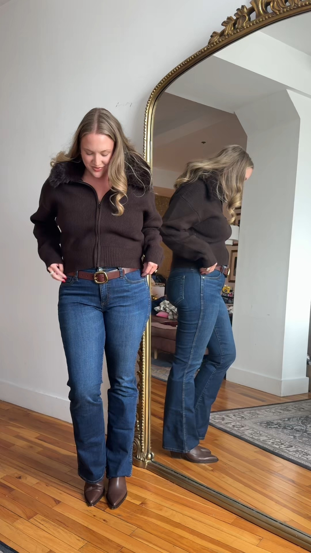 How cute is this casual look for winter errands?! The zip up with the faux fur color is so chic and these jeans have the perfect fit (on sale for under $100!) 

#LTKSaleAlert #LTKMidsize #LTKootd