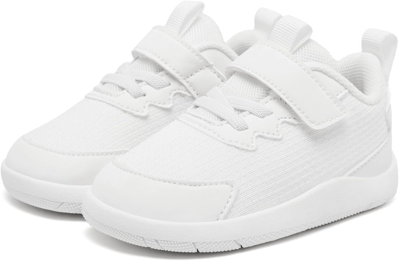 MORENDL Wide Toddler Shoes Baby Walking Shoes Boys & Girls Barefoot Sneakers Zero Drop Comfort Te... | Amazon (US)