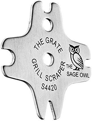 The Sage Owl - The Grate Grill Scraper - Standard Stainless Steel | Amazon (US)