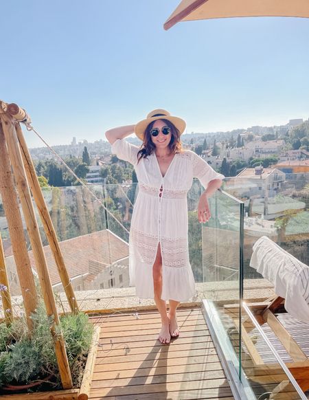 My go to beach cover up that always looks elegant is on sale today from Prime Day!
I’ve had mine for over 4 years and it’s still the one I take every holiday.

Beach outfit, white dress, beach cover up, vacation style 

#LTKtravel #LTKunder50 #LTKxPrimeDay
