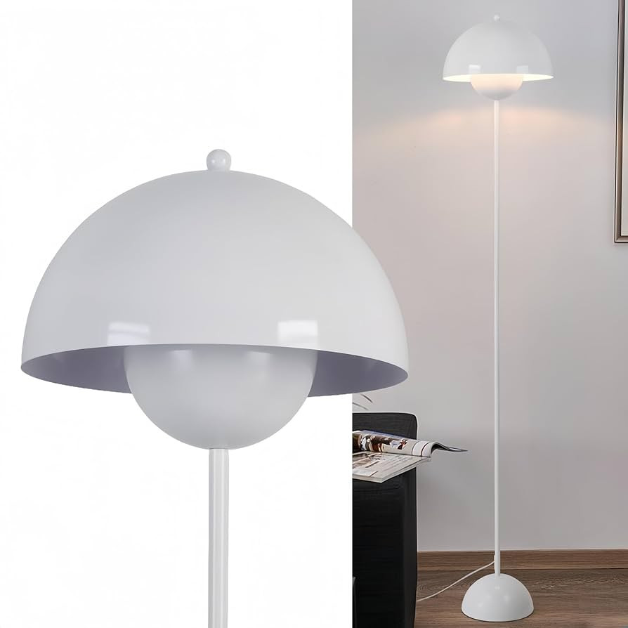 COSYLUX Modern Floor Lamp for Living Room, Industrial Tall Standing Lamp for Bedroom, Metal Shade... | Amazon (US)