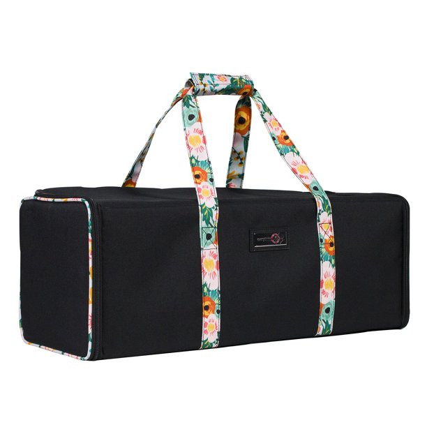 Everything Mary Die-Cut Machine Case, Black & Floral - Walmart.com | Walmart (US)
