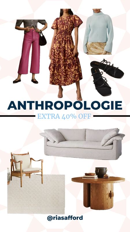 Anthropologie EXTRA 40% off sale! 





#anthro #anthropologie #furniture #clothes #dresses #sandals #anthrocouch  