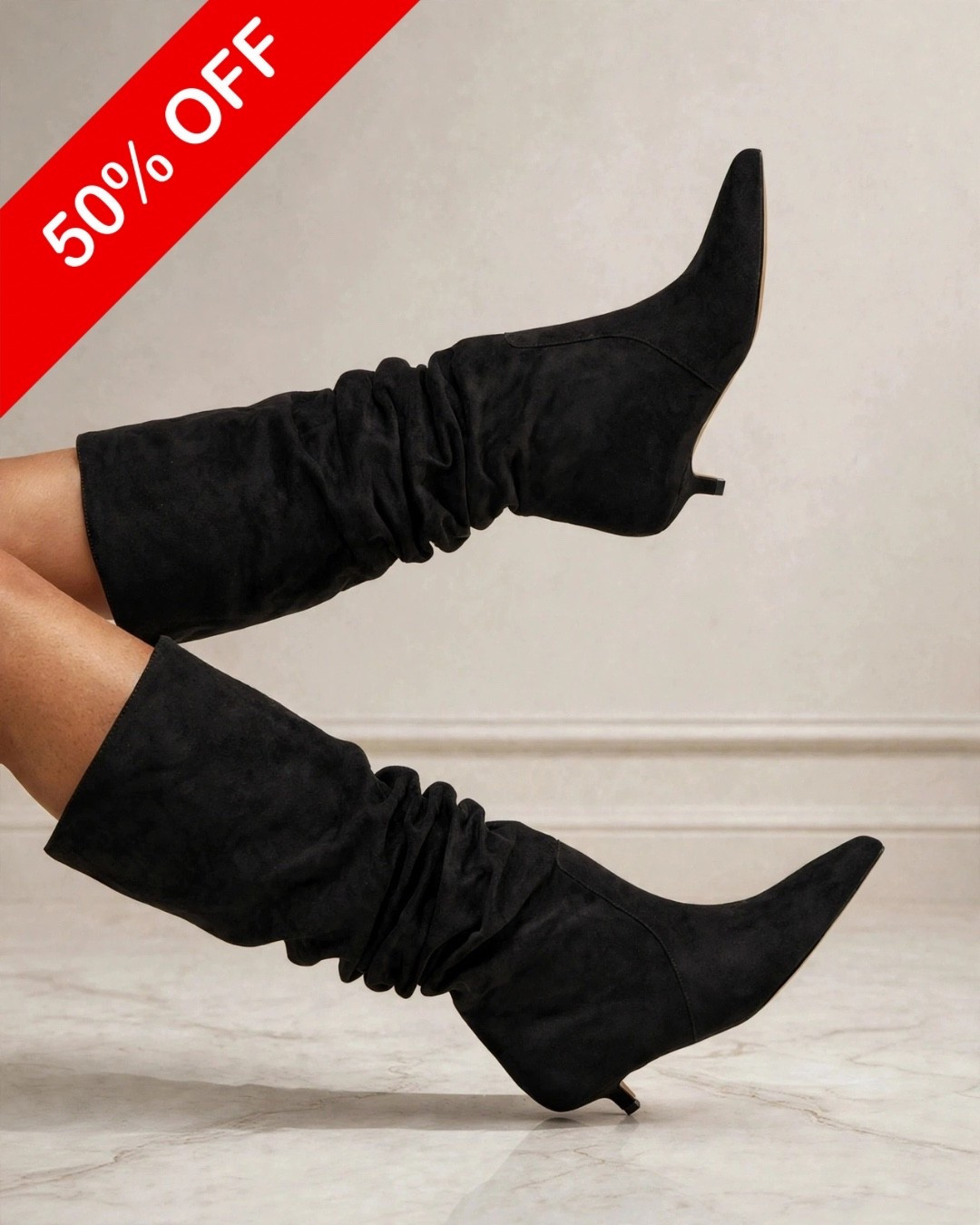 My favorite black suede slouch boots are now 50% OFF — pointed toe, kitten heel you can actually walk in, and that effortless slouch that makes every outfit look expensive.
True to size, hits right at the knee. Perfect with dresses, skirts, and straight-leg denim.

Black Suede Slouch Knee High Kitten Heel Boots

#LTKfinds #LTKshoecrush #LTKsalealert #kneehighboots #suedeboots #fallboots #fallstyle #bootsale

https://liketk.it/6pvz2
