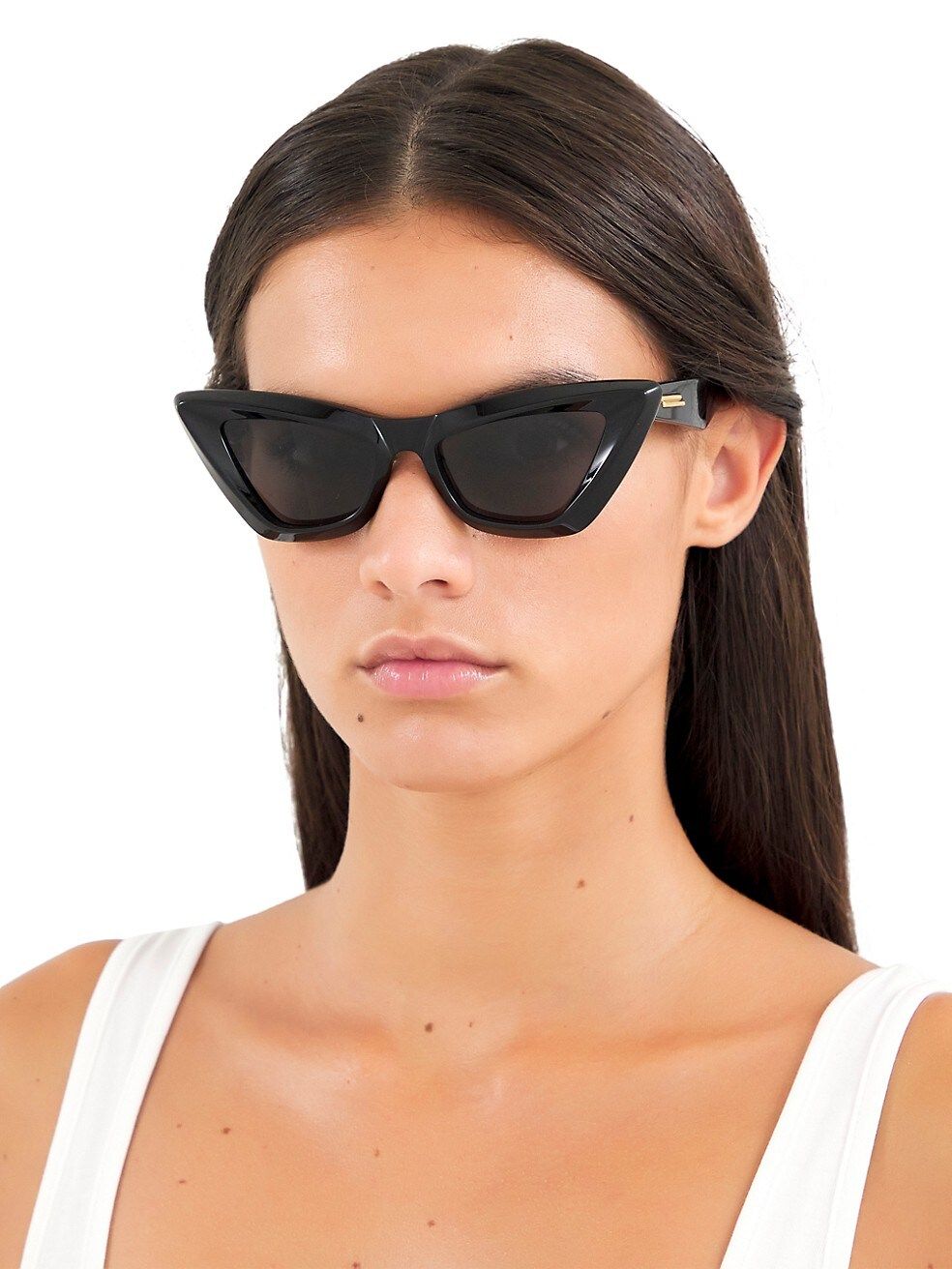 Bottega Veneta Minimalist 53MM Cat Eye Sunglasses | Saks Fifth Avenue