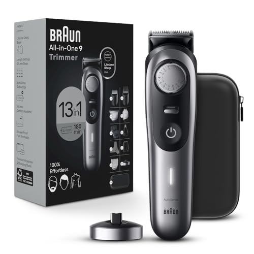 Braun All-in-One Men's Shaving Kit Series 9 9440, 13-in-1 Beard, Face, Nose, Ear Trimmer, Hair Clippers, Body Groomer and Manscaping | Amazon (US)
