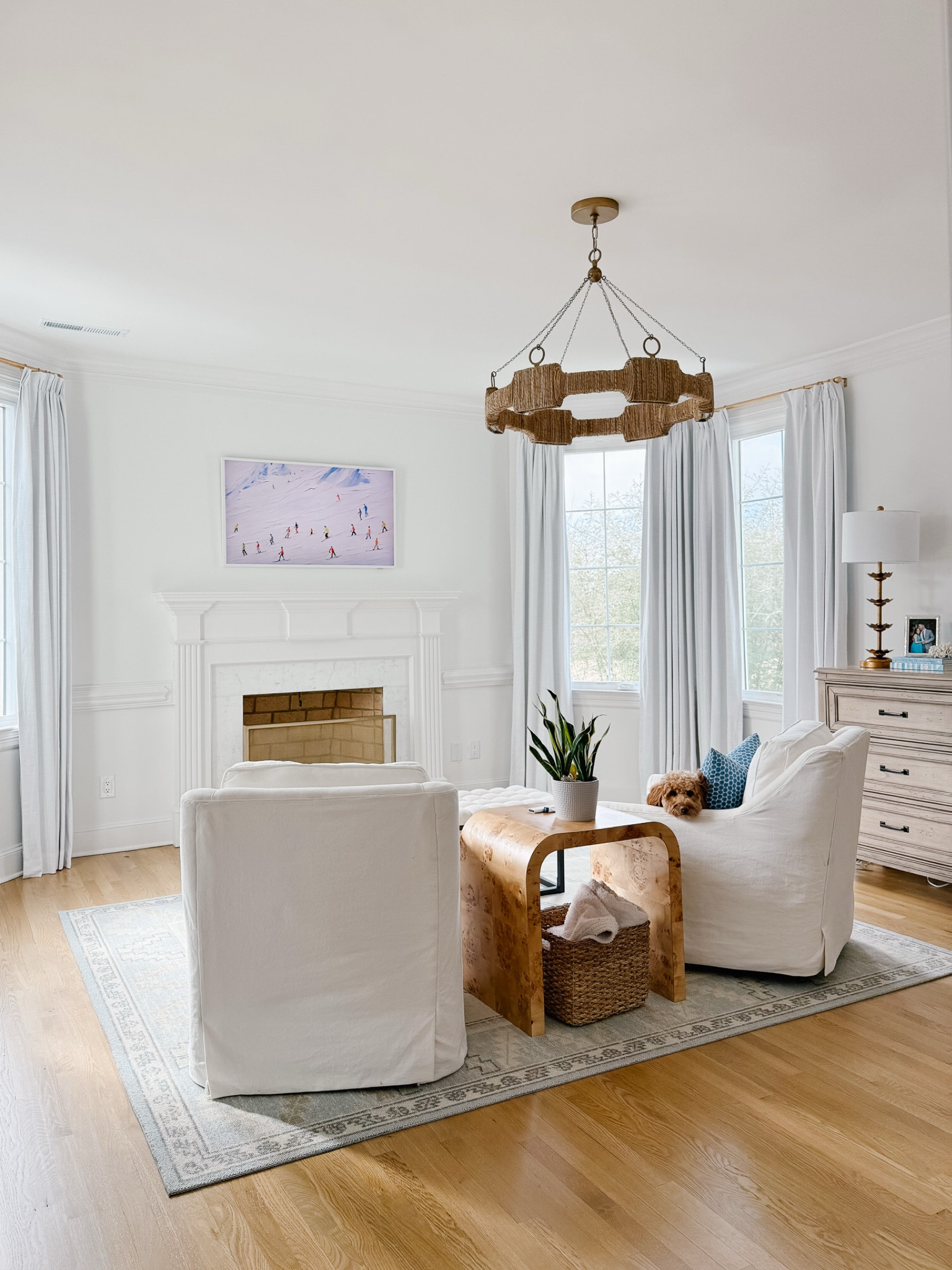 Our master bedroom sitting area coming together!! 

#LTKHome