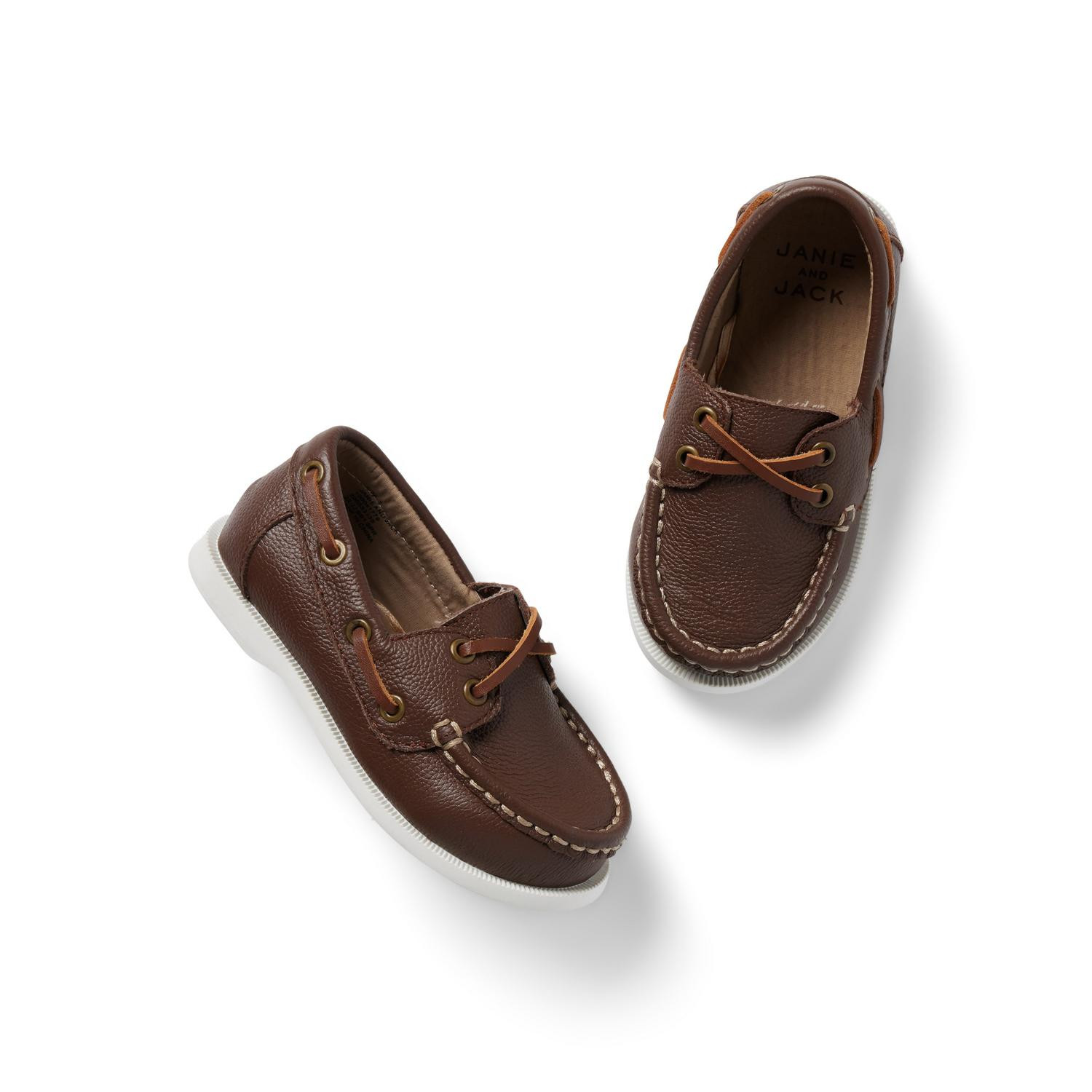 Leather Boat Shoe | Janie and Jack