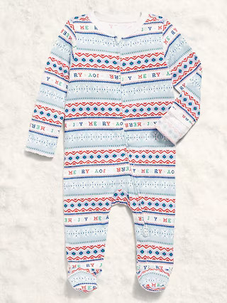 2-Way-Zip Sleep & Play Footed One-Piece for Baby | Old Navy (US)