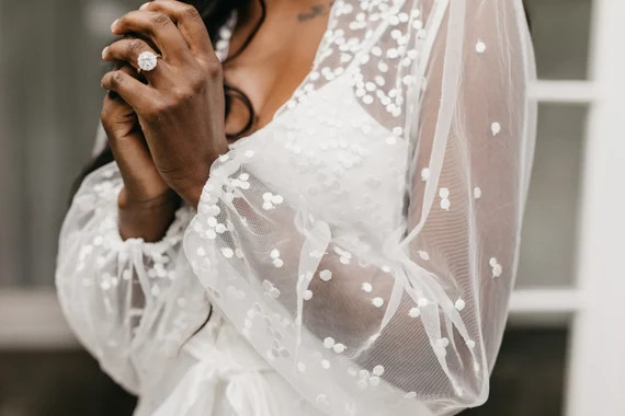 Lace Bridal Robe Including Slip / Lace Robe / Bridesmaid Robes | Etsy | Etsy (US)