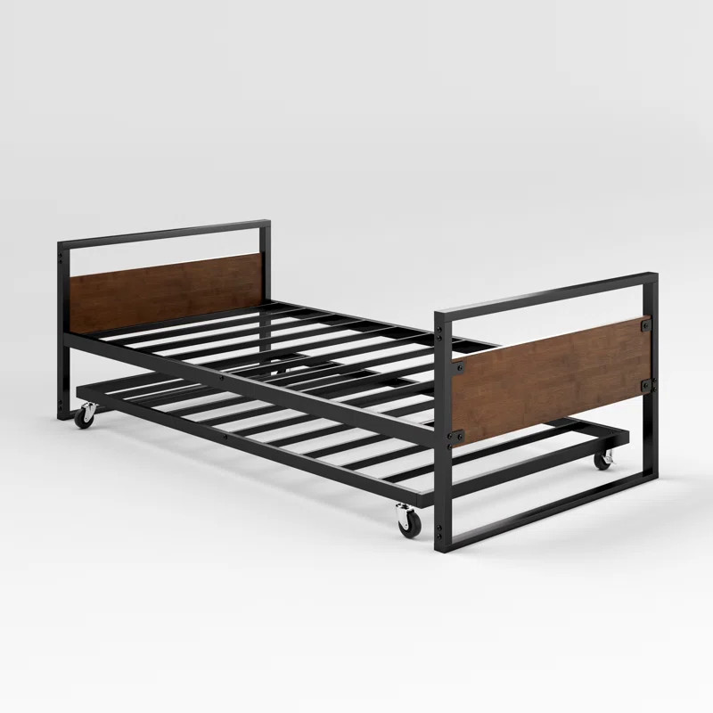 Barrett Twin Bamboo and Metal with Trundle | Wayfair North America