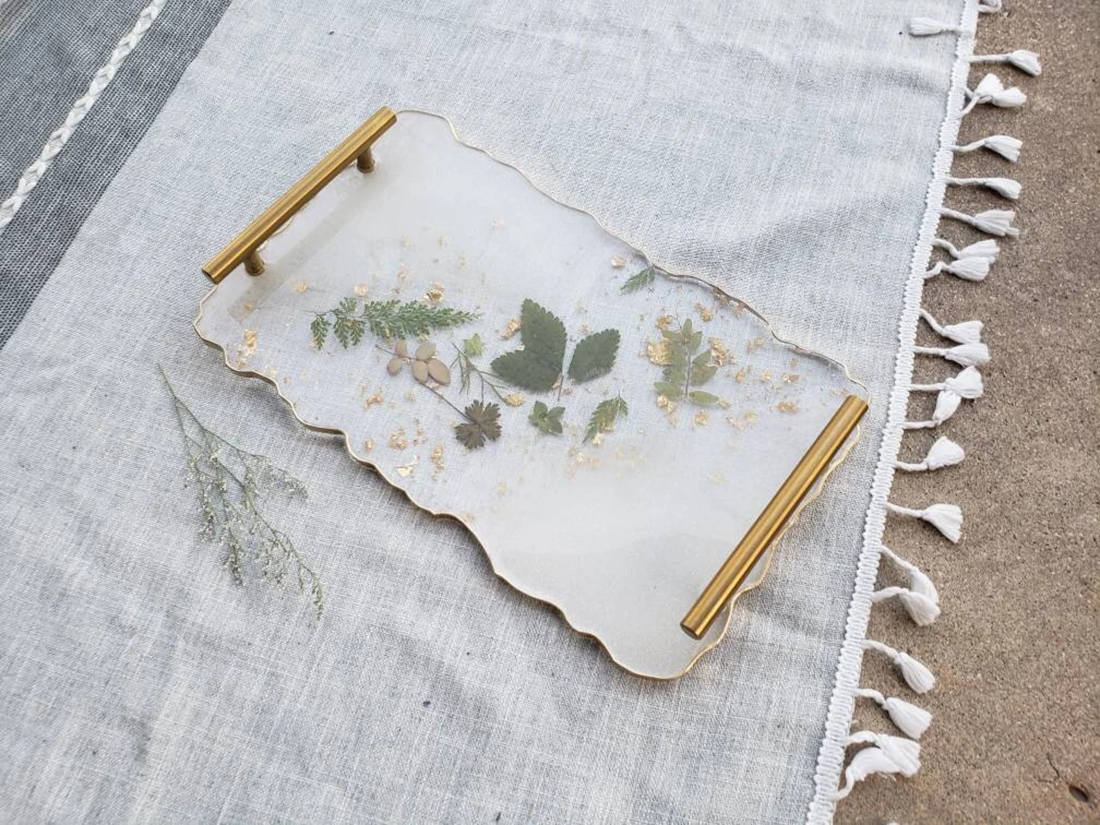 Floral Vanity Tray, Unique Gifts for Her, Perfume Tray, Anniversary Present, Realtor Gift idea, N... | Etsy (US)