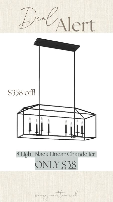 $38 linear chandelier 
Lowe’s lighting sale


#LTKhome #LTKsalealert