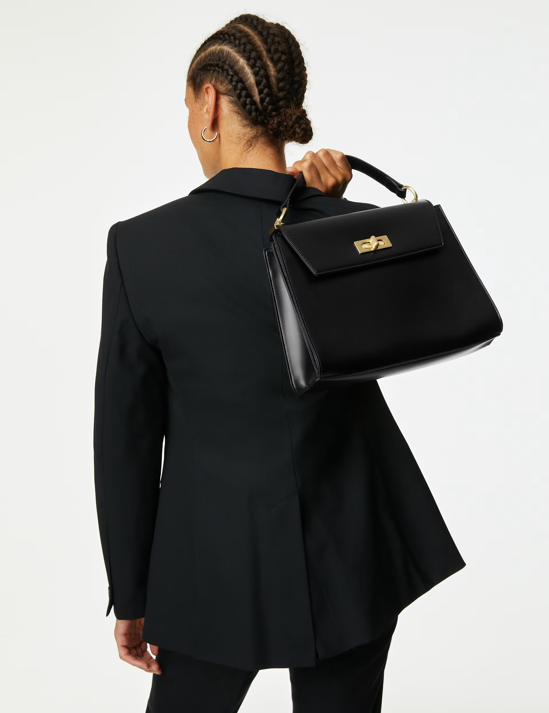 Faux Leather Top Handle Tote Bag | Marks & Spencer (UK)