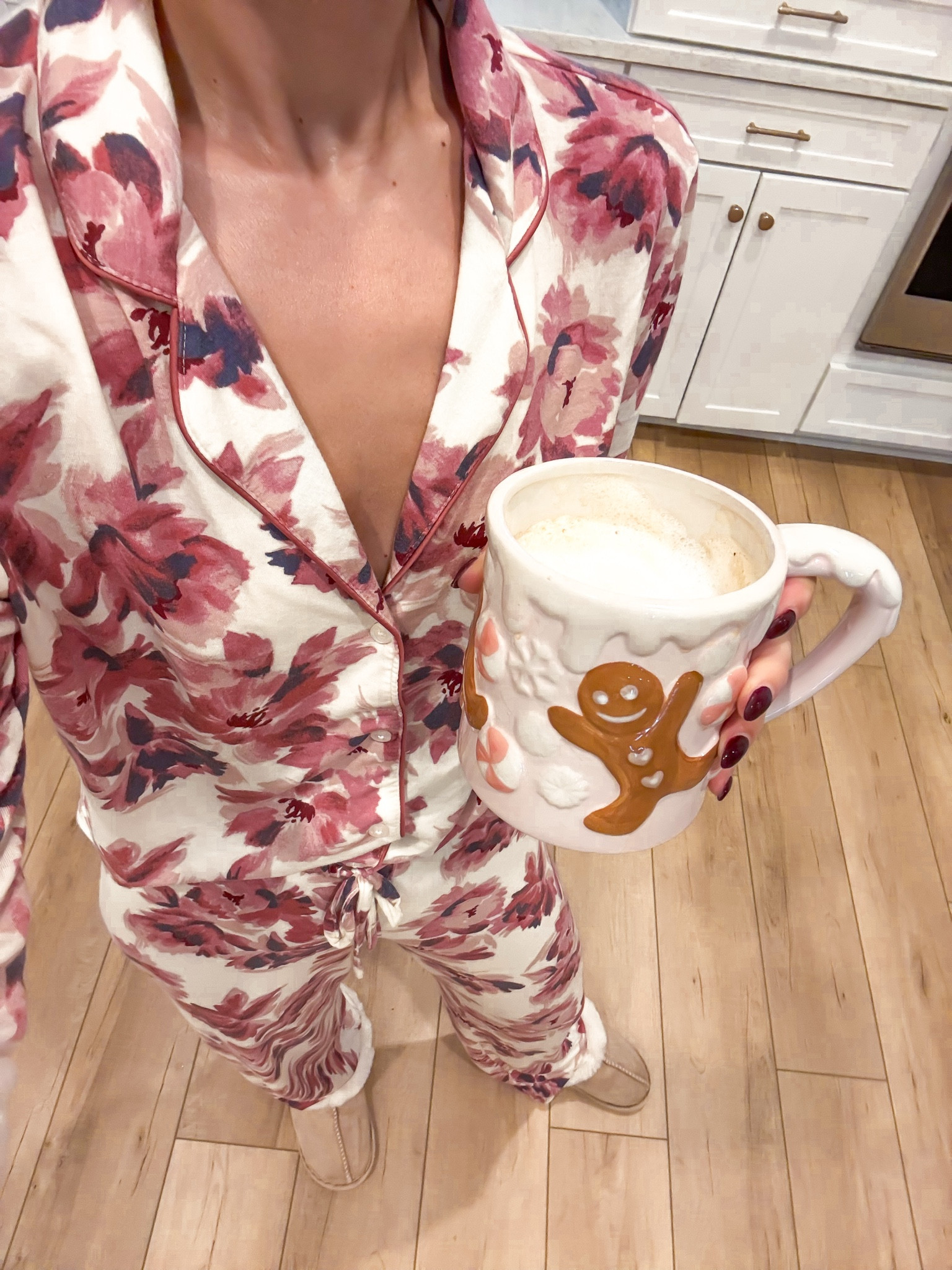 My favorite pajamas in XS (scroll all the way to the end for this new print)! Gift idea for her. Gift for mother-in-law. Gift ideas for sister. Gift ideas for best friend.  Amazon slippers. *Mug is Home Goods*

#LTKSeasonal #LTKGiftGuide #LTKHoliday