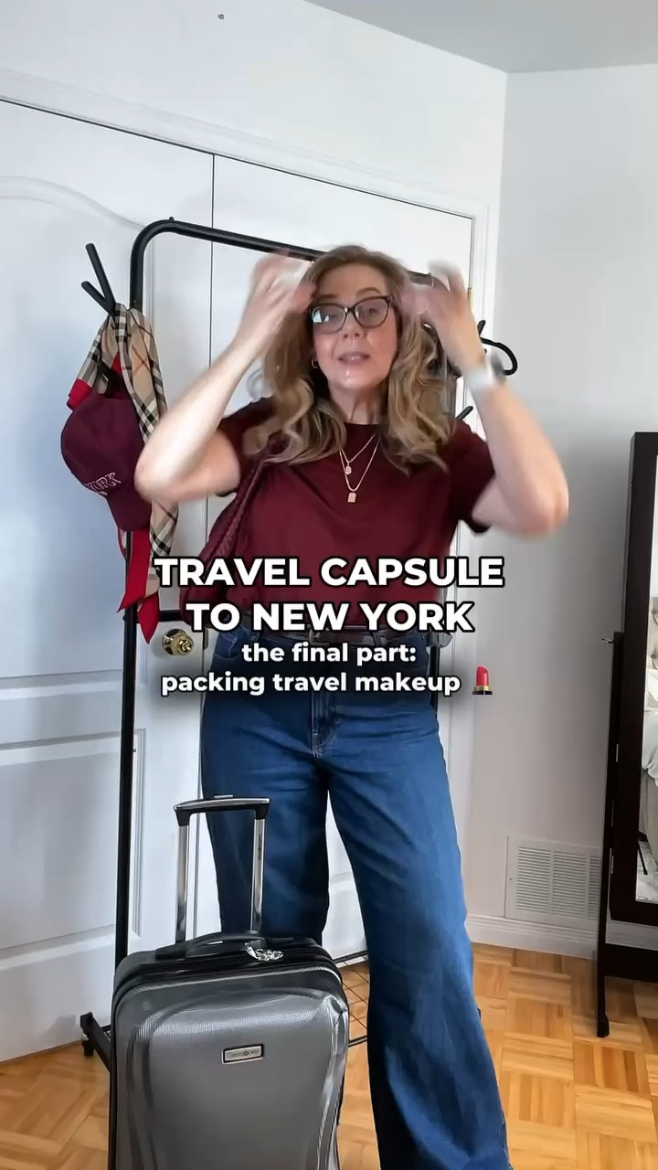 Here is my travel makeup capsule complete with a makeup bad and a tripod for videos the fits in my purse. I linked similar items to those I did not find. I took this capsule on my trip to NYC. 
#makeup #travelmakeup #travellight

#LTKbeauty #LTKtravel