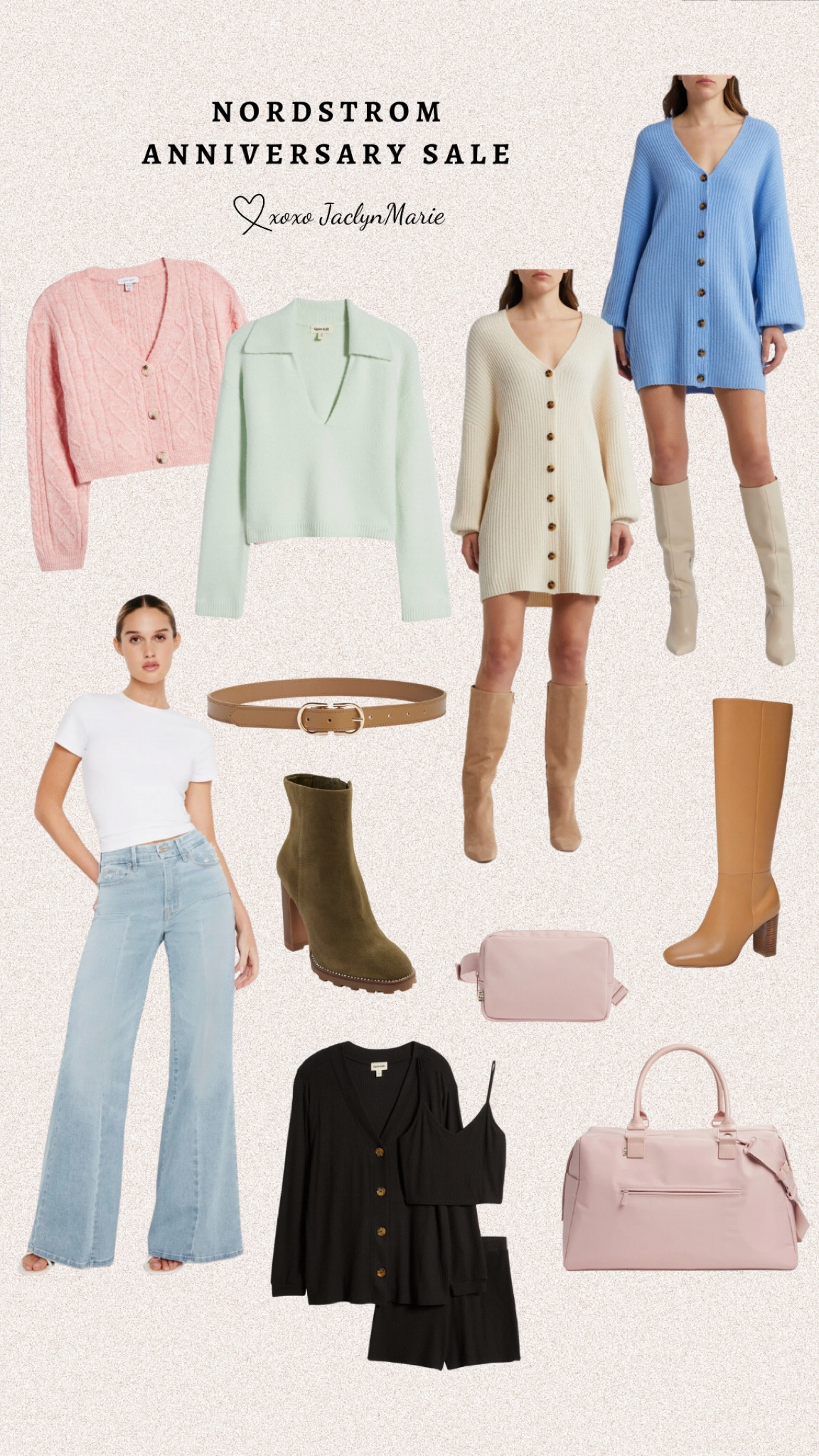 Nordstrom anniversary sale favorites ; wide leg jeans ; travel must haves ; beis on sale ; loungewear set ; Nsale boots ; sweater dress ; nsale fall must haves 

#LTKxNSale #LTKItBag #LTKSummerSales