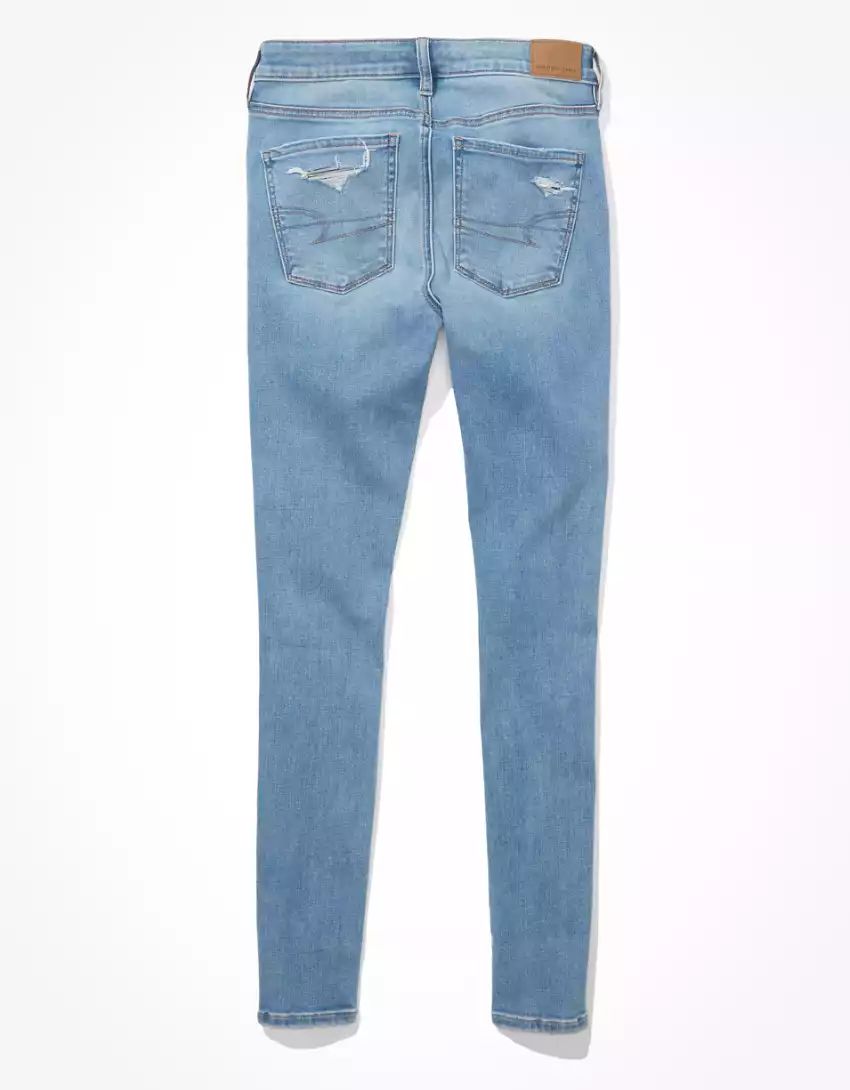 AE Ne(x)t Level Ripped Low-Rise Jegging | American Eagle Outfitters (US & CA)