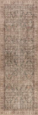 Brown Fair Hills Antiqued Jute-Blend 2' 8"" x 8' rug | Rugs USA
