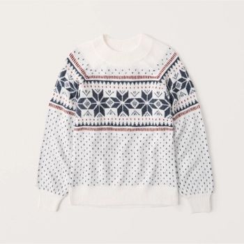 Boyfriend Crewneck Sweater | Abercrombie & Fitch (US)