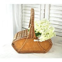 Vintage Wicker Sewing Basket, Small Basket Purse, Handbag | Etsy (US)