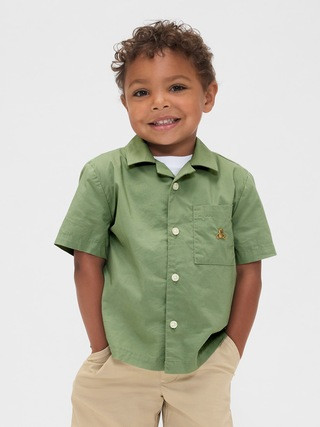 Baby & Toddler Organic Cotton Poplin Cabana Shirt | Gap (US)
