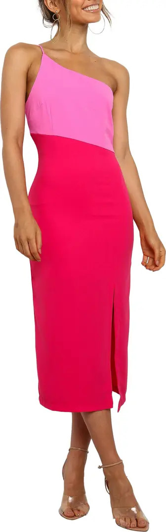 Xiomar One-Shoulder Midi Dress | Nordstrom