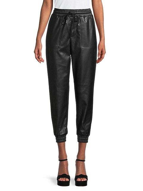 BCBGeneration ​Faux Leather Joggers on SALE | Saks OFF 5TH | Saks Fifth Avenue OFF 5TH