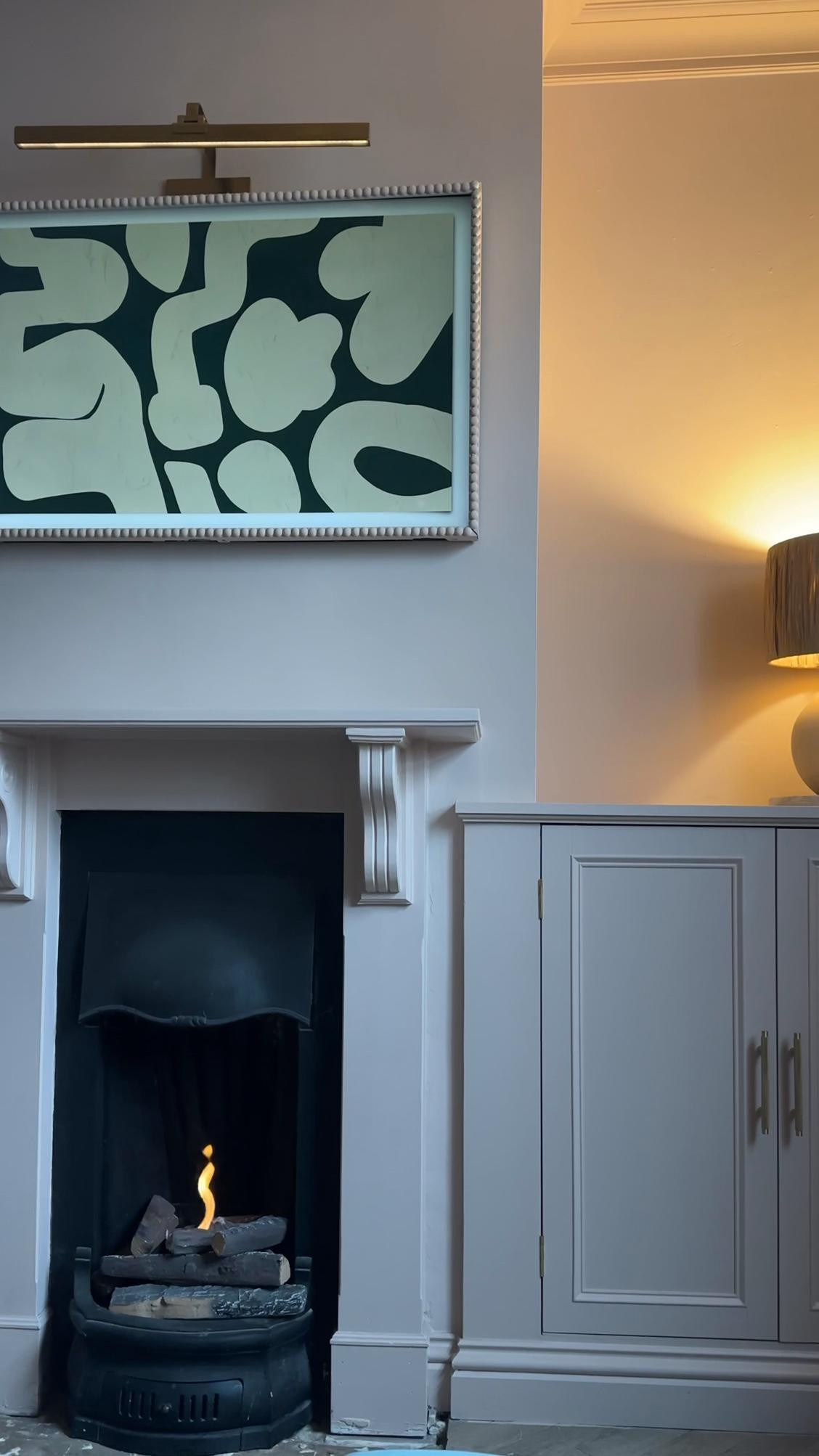 Lighting the fire & getting cozy. I’ll let you into a secret…this is a bioethnol burner - ideal for old houses without working chimneys. 

#LTKuk #LTKhome