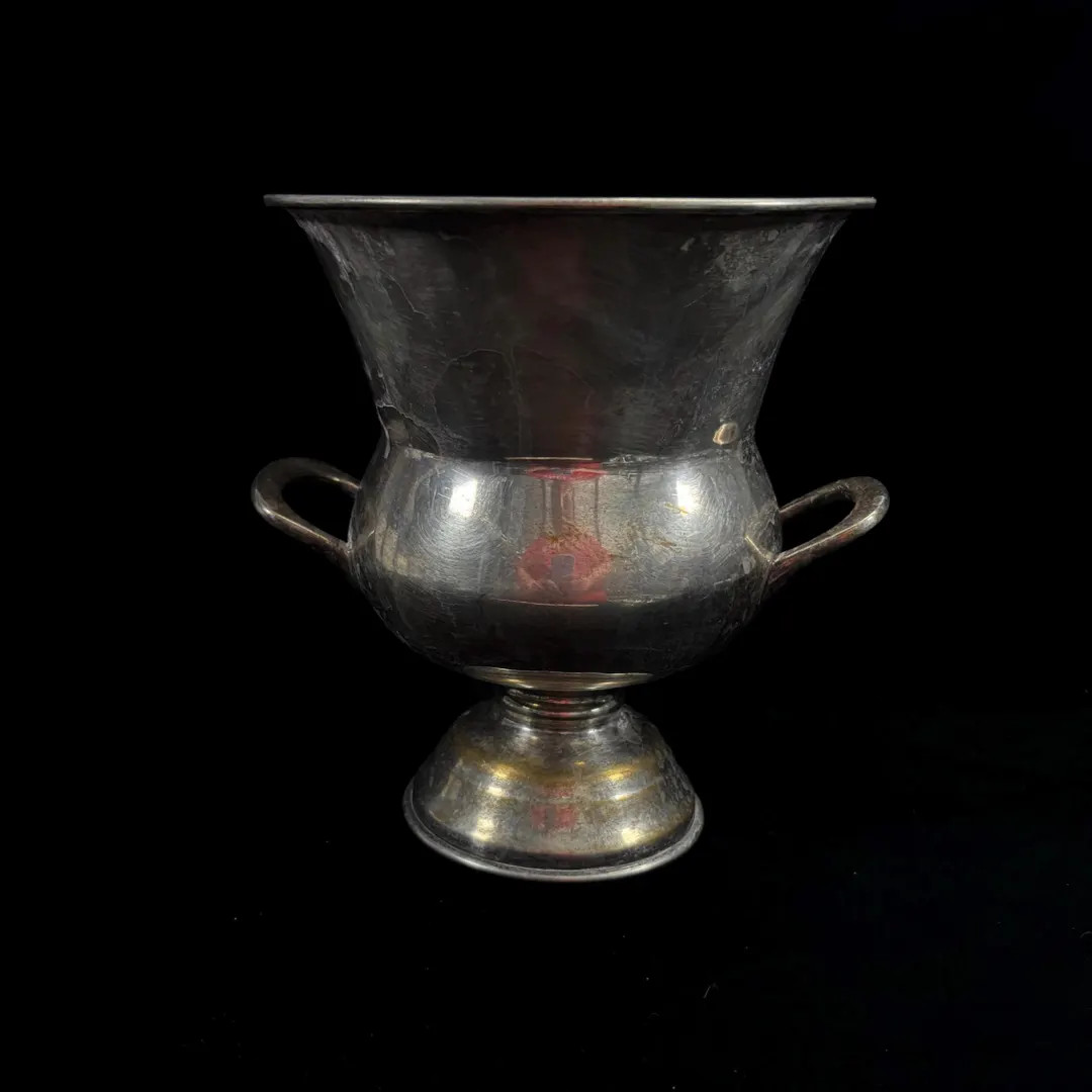 Vintage Silver-plated Ice Bucket/urn/vase With Patina Grandma Core Shabby Chic Decor - Etsy | Etsy (US)