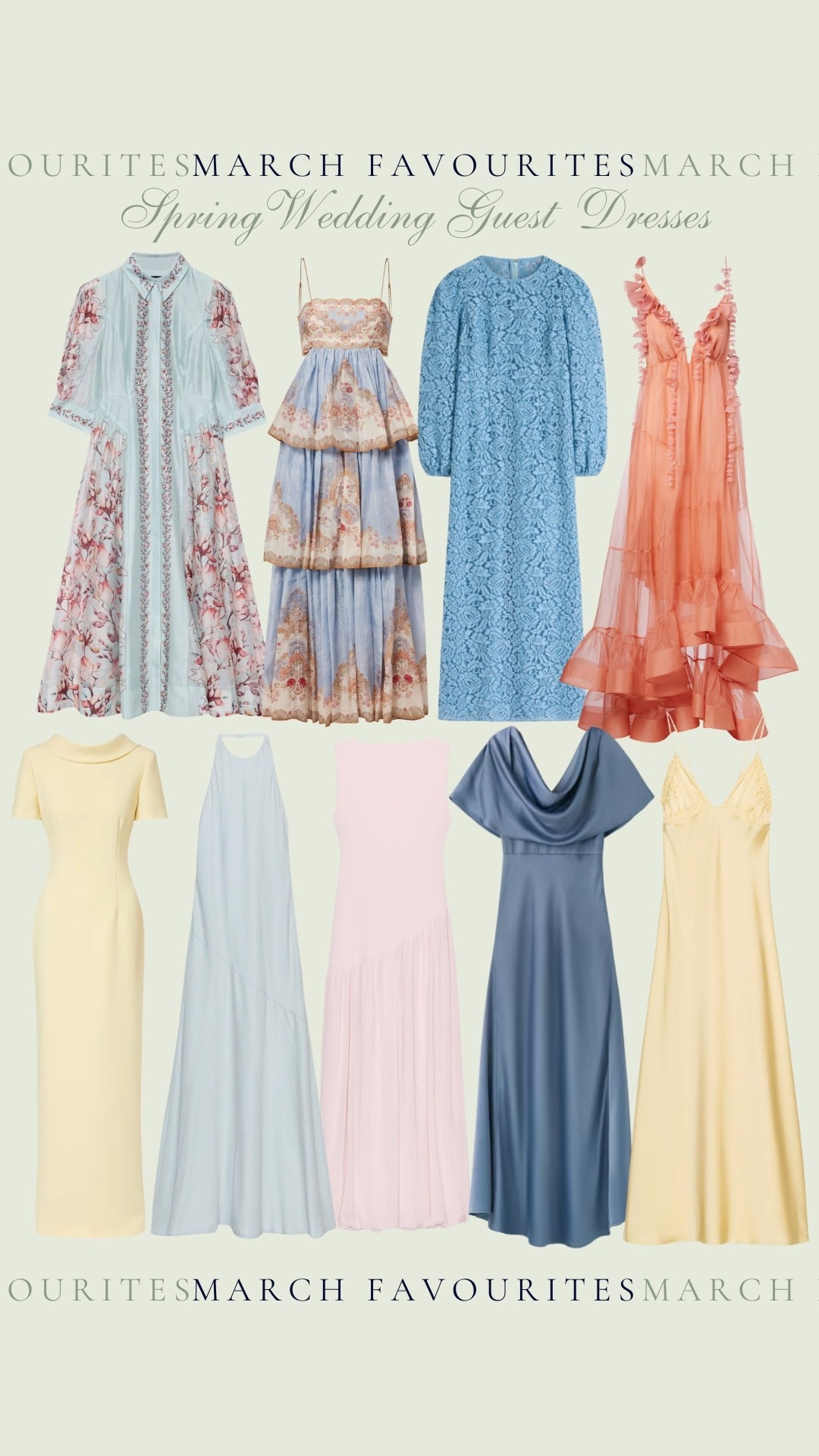 Spring/ Summer Wedding Guest Dresses 🤍✨ 

Luxury Wedding Guest | High street wedding guest | Maxi Dress | Zara | Mytheresa | Mango | Mint Velvet | Zimmerman | Roland Mouret 

#LTKspring #LTKwedding #LTKdresses