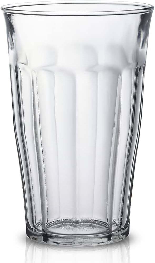 Duralex Made In France Picardie Tumbler Set of 6,16.87 oz | Amazon (US)