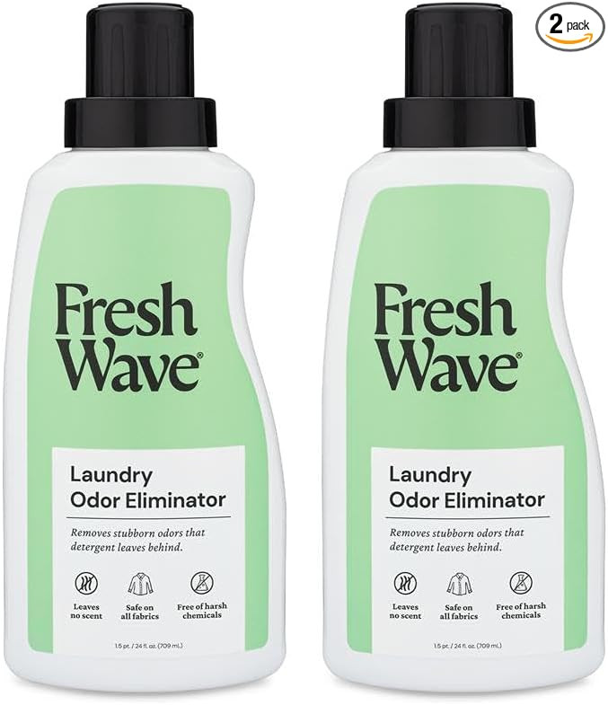 Fresh Wave Odor Removing Laundry Booster, 24 fl. Oz., Pack of 2 - Laundry Scent Booster, Safer Od... | Amazon (US)