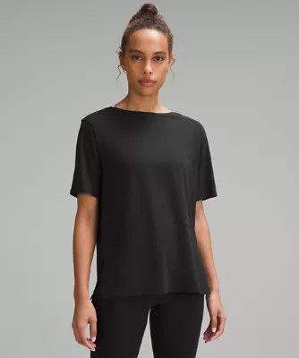 Relaxed-Fit Boatneck T-Shirt | lululemon (AU)