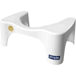 Simple Toilet Stool 7 in. | The Home Depot