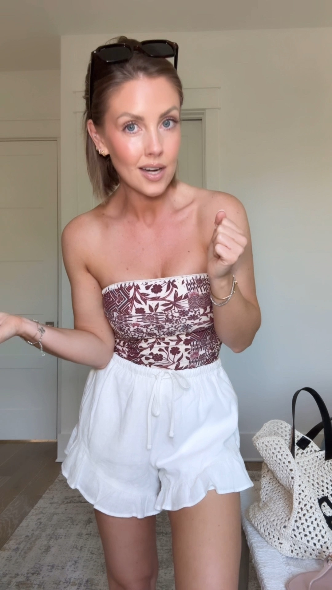 Use code SPRINGAF for an additional 15% off the site wide sale!! XS suit (technically a size down for me!) / XS ruffle shorts 

#LTKSwim #LTKSaleAlert #LTKPetite