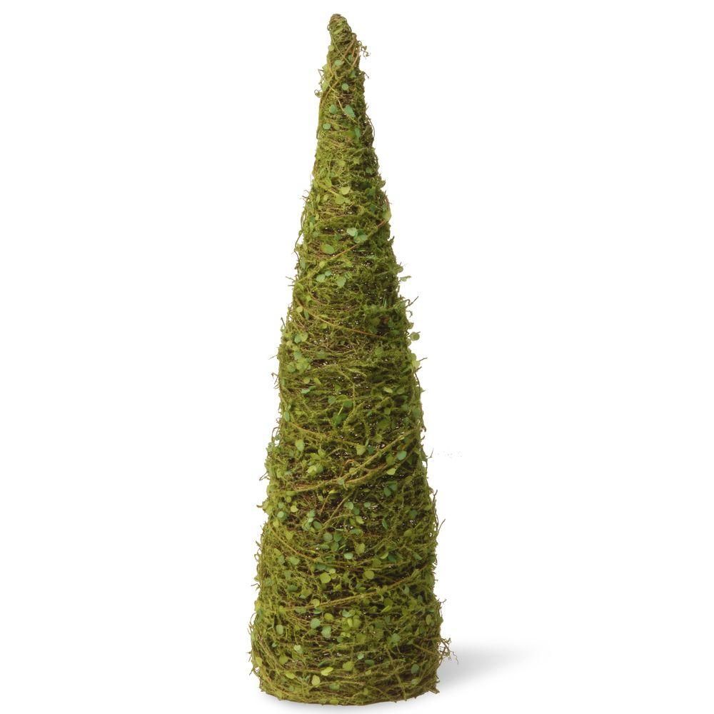 National Tree Company 24 in. Cone Tree with Moss-RAS-BA83824-1 - The Home Depot | The Home Depot