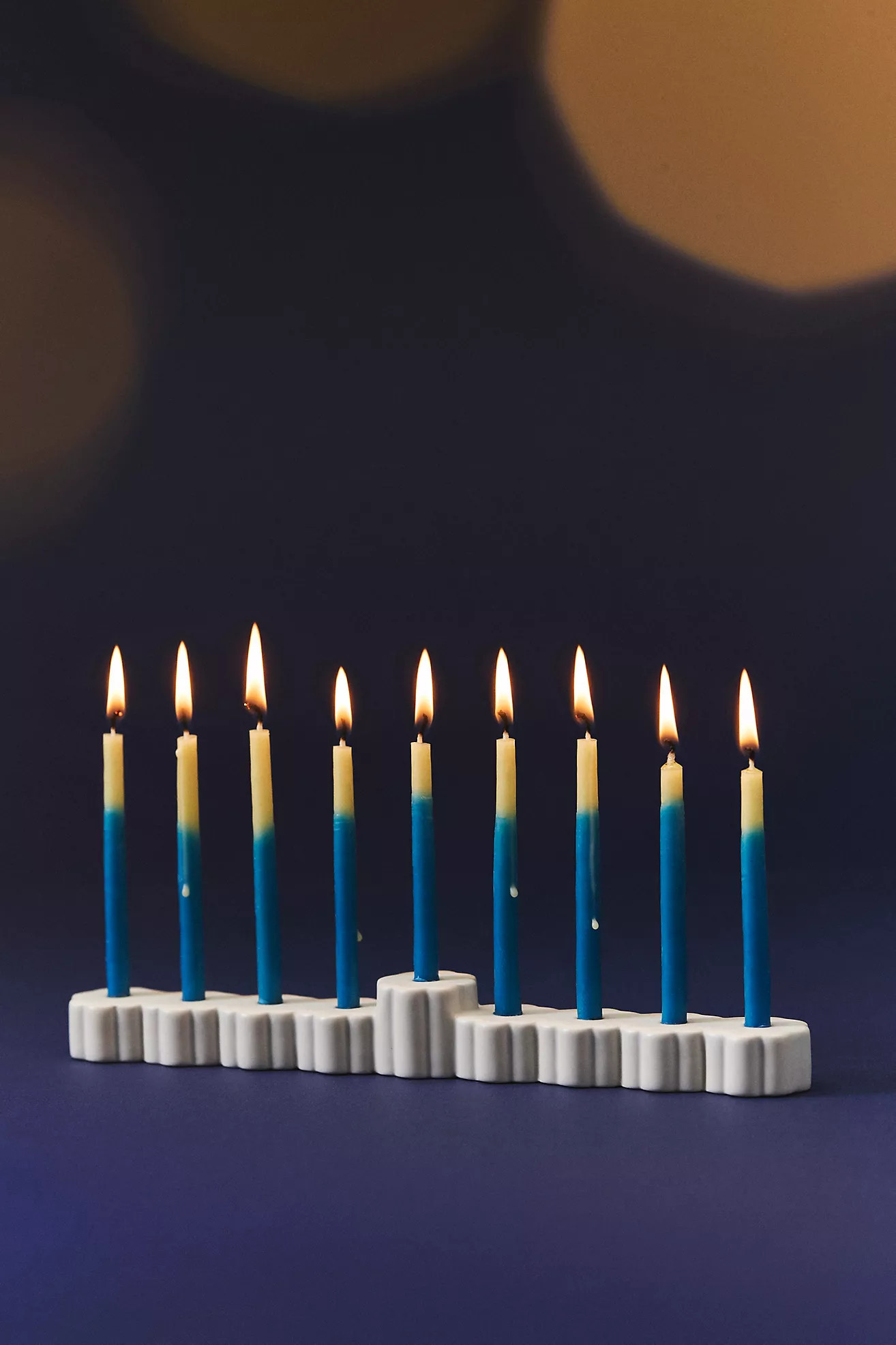 Fleur Hanukkah Menorah | Anthropologie (US)