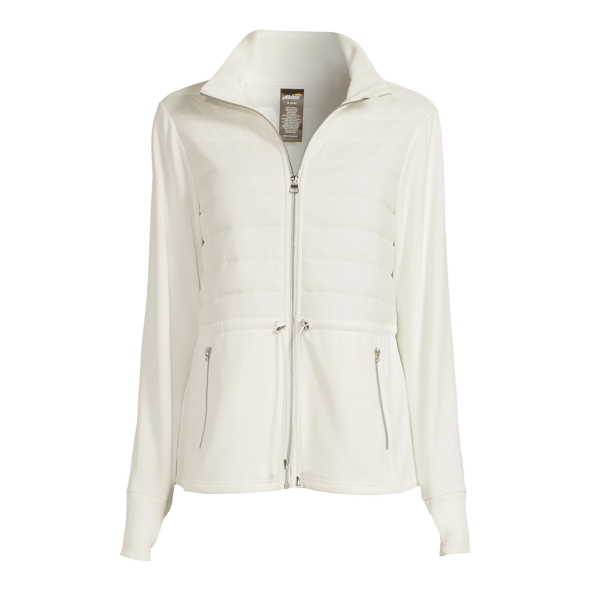 Avia Women's Mixed Media Jacket, Sizes XS-XXXL | Walmart (US)