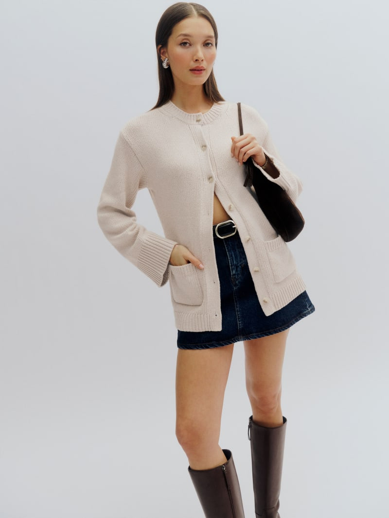 Franco Split Hem Cardigan | Reformation (Global)