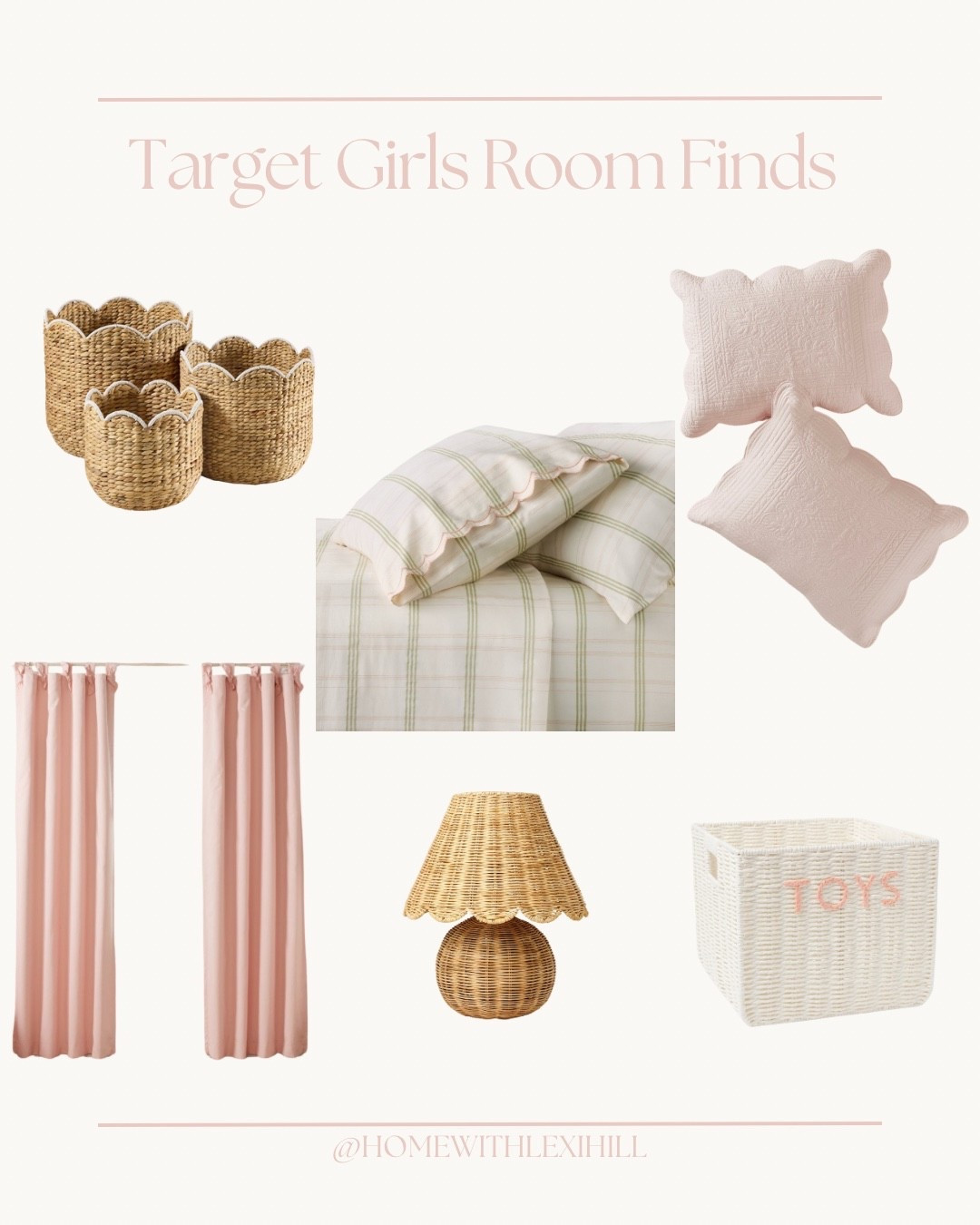 Target girls room, big girl room, little girl room, girls nursery, scalloped decor, pink room, classic style, grandmillenial 

#LTKHome #LTKBaby #LTKKids